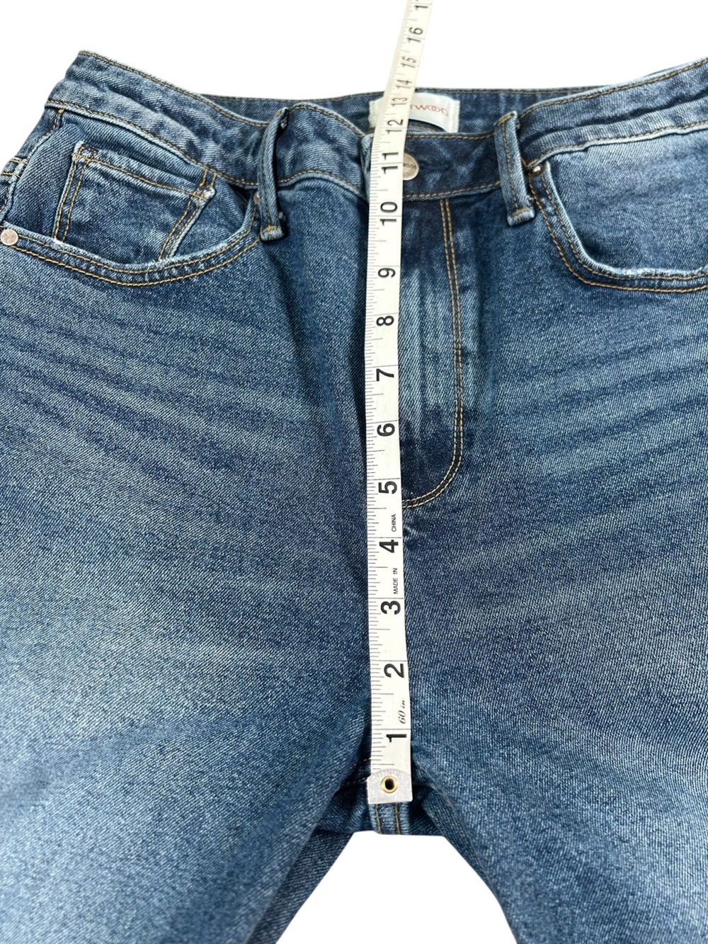 DRIFTWOOD Stella High Rise Straight Leg Ankle Jeans Medium Wash Size 28 - Picture 12 of 13